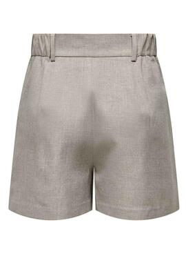 Kurze Hose Nur Linda beige für Damen