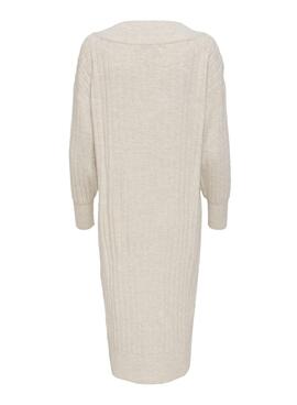 Midi-Kleid Only New Tessa in Beige für Damen
