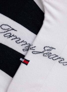 Pack mit 2 Tommy Jeans TH UNI Socken in Weiß für Männer und Frauen