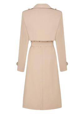 Trenchcoat Naf Naf Sara in Beige für Frauen