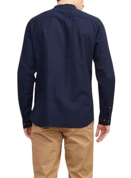 Gib mir nur die deutsche Übersetzung davon: Hemd Jack and Jones Sommer Marineblau Für Männer