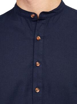 Gib mir nur die deutsche Übersetzung davon: Hemd Jack and Jones Sommer Marineblau Für Männer