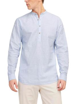 Hemd Jack and Jones Summer Blau für Herren