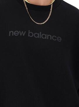 Sweatshirt New Balance Hyper Density Schwarz für Frauen