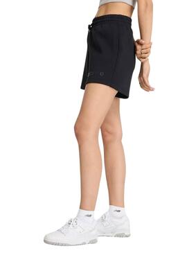 Kurze New Balance Dichte Schwarz für Damen