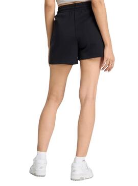 Kurze New Balance Dichte Schwarz für Damen