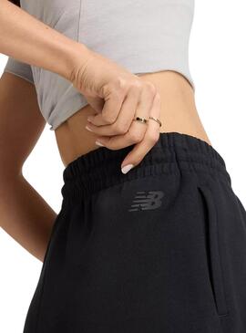 Kurze New Balance Dichte Schwarz für Damen