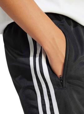 Kurze Adidas Firebird Schwarz für Damen.
