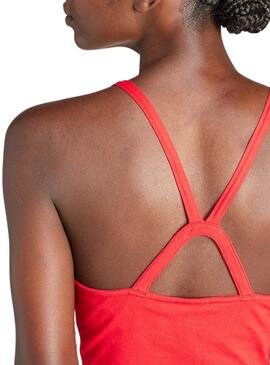 Top Adidas Streifen Rot für Damen