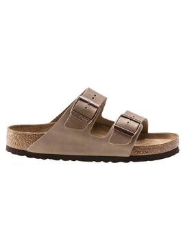 Sandalen Birkenstock Arizona geölt in Toast für Frauen