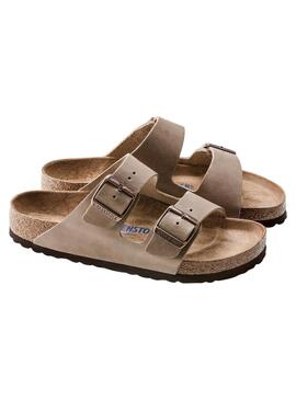 Sandalen Birkenstock Arizona geölt in Toast für Frauen