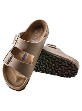 Sandalen Birkenstock Arizona geölt in Toast für Frauen