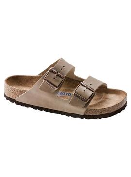 Sandalen Birkenstock Arizona geölt in Toast für Frauen