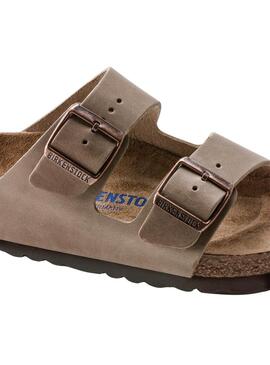 Sandalen Birkenstock Arizona geölt in Toast für Frauen