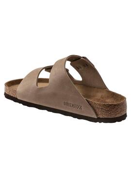 Sandalen Birkenstock Arizona geölt in Toast für Frauen
