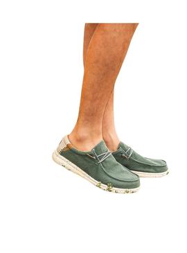 Schuhe Walkin Pitas Wallabi Nias Grün für Männer
