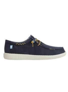 Schuhe Walkin Pitas Wallabi Windover marineblau für Herren.
