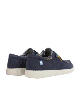Schuhe Walkin Pitas Wallabi Windover marineblau für Herren.