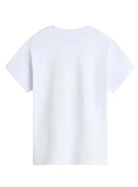 T-shirt Vans Eyeballie Weiß für Jungen.