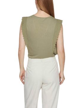 T-shirt Vila Vimosa Grün für Frauen