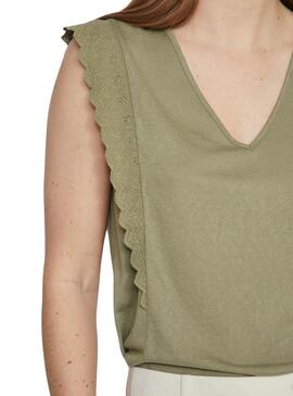 T-shirt Vila Vimosa Grün für Frauen