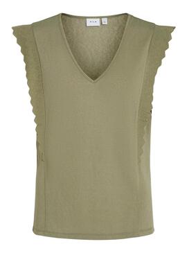 T-shirt Vila Vimosa Grün für Frauen