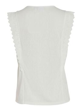 T-shirt Vila Vimosa beige für Damen