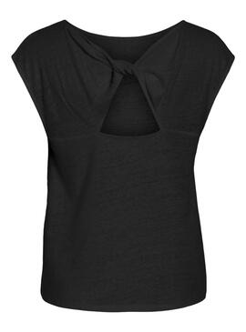 T-Shirt Vila Vifiara Schwarz für Damen