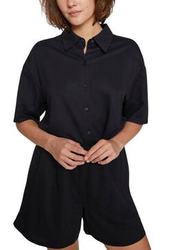 Bluse Vila Vicarmena Schwarz für Damen