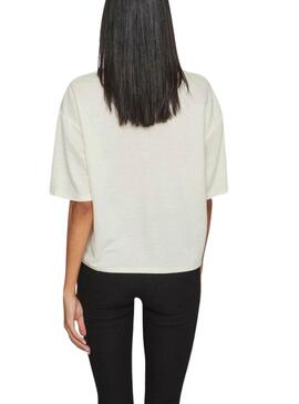 Bluse Vila Vicarmena Beige für Frauen
