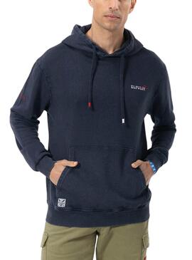 Sweatshirt El Pulpo Relief Marine für Männer
