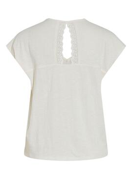 Top Vila Visyma Beige für Frauen