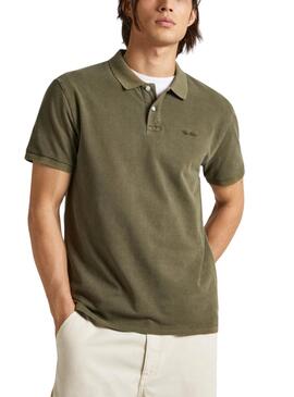 Polo Pepe Jeans New Oliver Grün für Herren