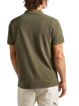Polo Pepe Jeans New Oliver Grün für Herren