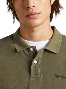 Polo Pepe Jeans New Oliver Grün für Herren