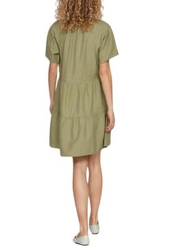 Kleid Vila Viprisilla Grün für Frauen
