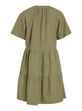 Kleid Vila Viprisilla Grün für Frauen