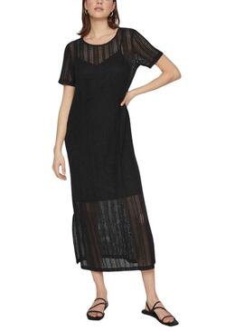 Kleid Vila Vigardea Schwarz für Frauen