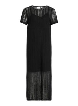Kleid Vila Vigardea Schwarz für Frauen