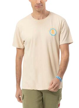 T-Shirt El Pulpo  Landschaft Beige für Männer