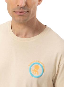 T-Shirt El Pulpo  Landschaft Beige für Männer