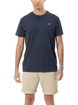 T-Shirt  El Pulpo Marine Logo gewaschene für Männer