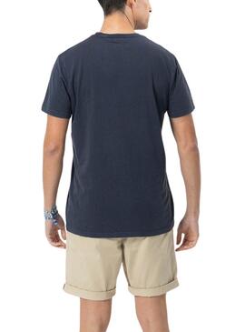 T-Shirt  El Pulpo Marine Logo gewaschene für Männer