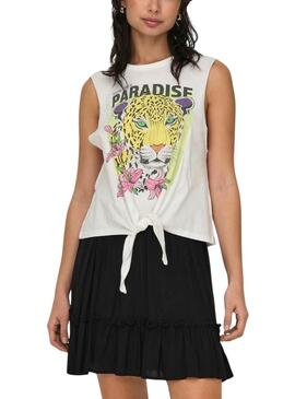 T-Shirt Only Lucy Knot Eagle Weiß Für Damen
