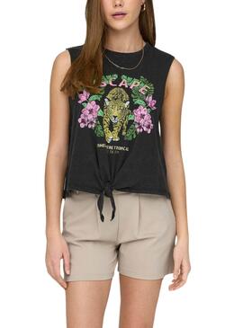 T-Shirt Only Lucy Knot Eagle Schwarz für Damen