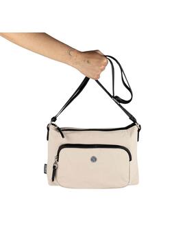 Tasche  Munich Umhängetasche Bloom Beige für Frauen