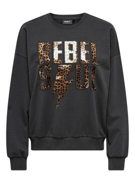 Sweatshirt Only Runa Schwarz für Frauen
