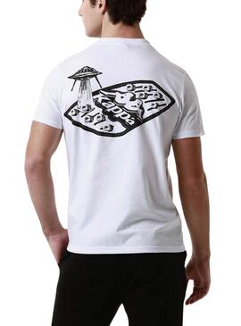 T-Shirt Kappa Lamar Weiß für Herren