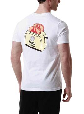 T-Shirt Kappa Lennox Weiß für Männer