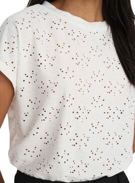 T-shirt Only Smilla Weiß für Frauen
